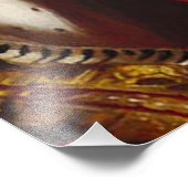 QUEEN VICTORIA BLUTET EIN PINKBUBBEL GUM FOTODRUCK (Ecke)