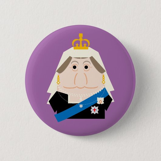 Queen Victoria Button (Vorderseite)