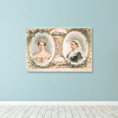 Queen Victoria Golden Jubilee Poster Leinwanddruck (Insitu (Holzboden))