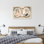 Queen Victoria Golden Jubilee Poster Leinwanddruck (Insitu (Schlafzimmer))