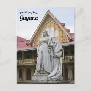 Queen Victoria High Court Georgetown Guyana Postkarte
