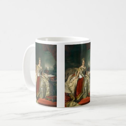 Queen Victoria Kaffeetasse (Vorderseite Links)