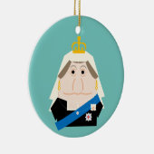 Queen Victoria Keramik Ornament (Rechts)