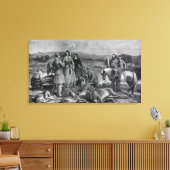 Queen Victoria Landung in Loch Muick Leinwanddruck (Insitu (Wohnzimmer))