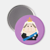 Queen Victoria Magnet (Vorderseite/Rückseite)