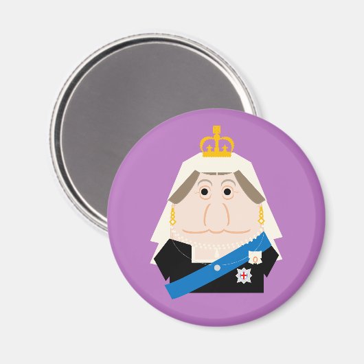 Queen Victoria Magnet (Vorderseite/Rückseite)