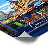 Queen Victoria Market Australia Reisen Poster (Ecke)