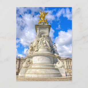 Queen Victoria Memorial, London UK Postcard Postkarte