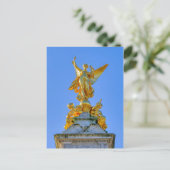 Queen Victoria Memorial, London UK Postkarte (Stehend Vorderseite)