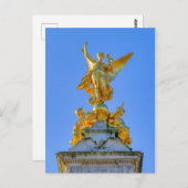 Queen Victoria Memorial, London UK Postkarte (Vorne/Hinten)