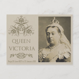Queen Victoria Postcard Postkarte