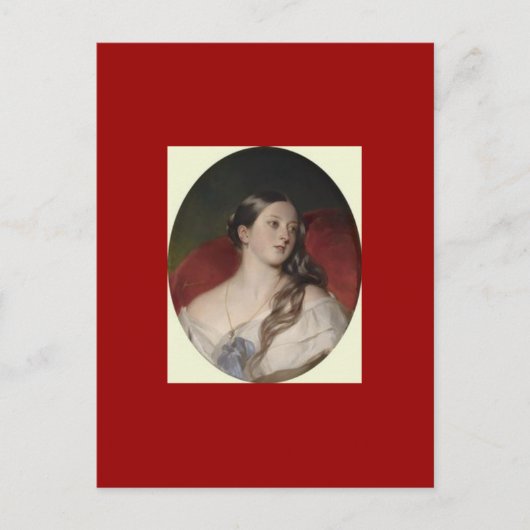 Queen Victoria Postkarte (Vorderseite)