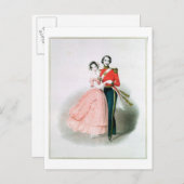 Queen Victoria Postkarte (Vorne/Hinten)