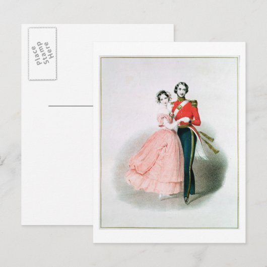 Queen Victoria Postkarte (Vorne/Hinten)