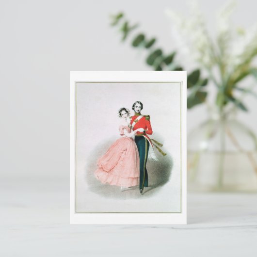 Queen Victoria Postkarte (Stehend Vorderseite)