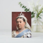 Queen Victoria Postkarte (Stehend Vorderseite)