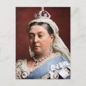 Queen Victoria Postkarte (Vorderseite)