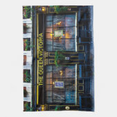 Queen Victoria Pub Geschirrtuch (Vertikal)