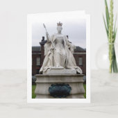 Queen Victoria Statue, Kensington Palace, England Karte (Vorderseite)