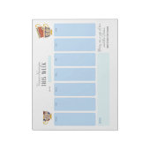 Queen Victoria Tea Personalisierte Woche im Tessin Notizblock (Rotiert)