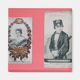 Queen Victoria und Prince Albert Lesezeichen Magnet