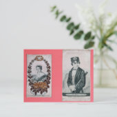 Queen Victoria und Prince Albert Lesezeichen Postkarte (Stehend Vorderseite)