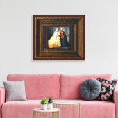 Queen Victoria Wedding Portrait Canvas Print Leinwanddruck (Insitu (Wohnzimmer))