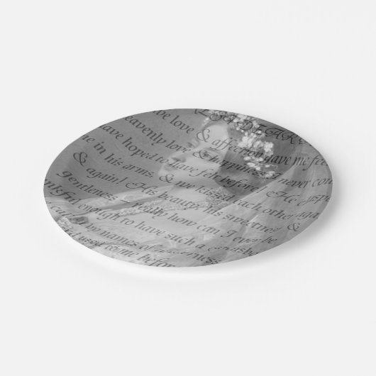 Queen Victoria Zitat Pappteller (Schrägansicht)