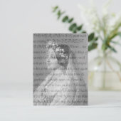 Queen Victoria Zitat Postkarte (Stehend Vorderseite)