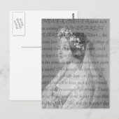 Queen Victoria Zitat Postkarte (Vorne/Hinten)