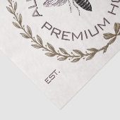 QUEEN WÄRE DEIN APIÄRISCHER KUNDE HIVE LOGO DECOUP SEIDENPAPIER (Ausschnitt)