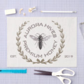 QUEEN WÄRE DEIN APIÄRISCHER KUNDE HIVE LOGO DECOUP SEIDENPAPIER (Handwerk)