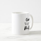 "Queen, Warrior, Mother" Phrase Tasse (VorderseiteRechts)