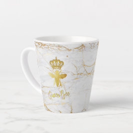 QUEEN WEIN Weißer Marmor Latte Tasse