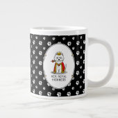 Queen Westie Dog West Highland White Terrier Jumbo-Tasse (Rechts)