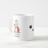 Queen Westie Dog West Highland White Terrier Kaffeetasse (Vorderseite Links)