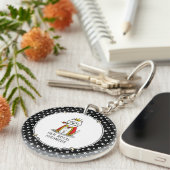 Queen Westie Dog West Highland White Terrier Schlüsselanhänger (Vorderseite rechts)