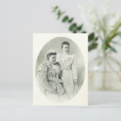 Queen Wilhelmina & Emma of the Netherlands #002NL Postkarte (Stehend Vorderseite)