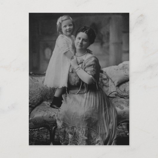 Queen Wilhelmina & Juliana, Niederlande Postkarte (Vorderseite)