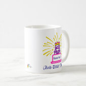 Queen Work Tasse Personalisierte Geschenke (VorderseiteRechts)