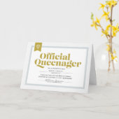 Queenager Geburtstagskarte Karte (Gelbe Blume)