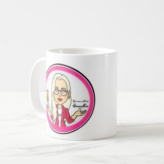 QueenBeeing Kaffee-Tasse Kaffeetasse (Vorderseite Links)