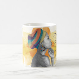QUEENCONFIDENCE Klassischer Becher, 11 oz Kaffeebe Kaffeetasse