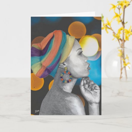 QUEENCONFIDENCE Muttertagskarte Karte (Gelbe Blume)