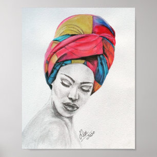 QUEENCONFIDENCE Premium Canvas Gloss Poster (8x10)