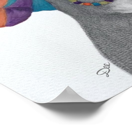 QUEENCONFIDENCE Premium Canvas Print (11x11) Poster (Ecke)