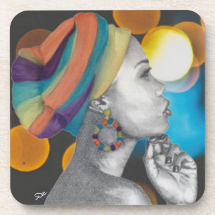 QUEENCONFIDENCE - Untersetzer aus hartem Kunststof