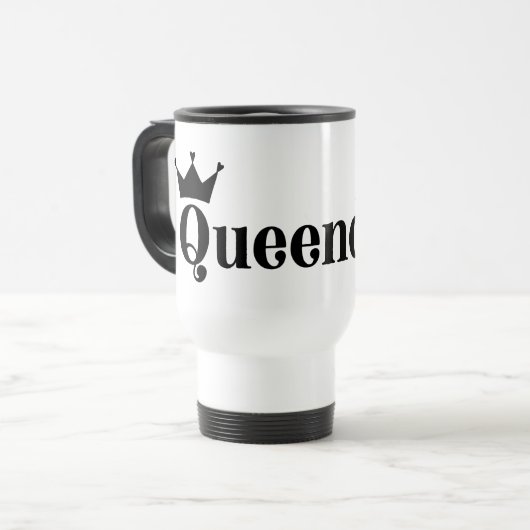 Queendom Reisebecher (Vorderseite Links)