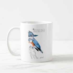 Queenfisher (Belted Kingfisher) Kaffeetasse