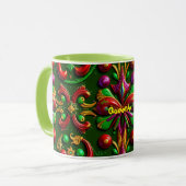 QUEENIE ~ CHRISTMAS ~ 3D ~ Multicolor ~ Tasse (Vorderseite Links)